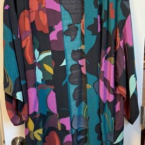 Anthropologie Maeve Floral Multicolor Women's Kimono